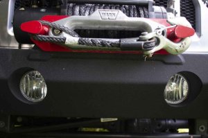 Jeep Wrangler JL Front Bumper - Fishbone Offroad - Mako Front - Black textured powder coat - `18-`27